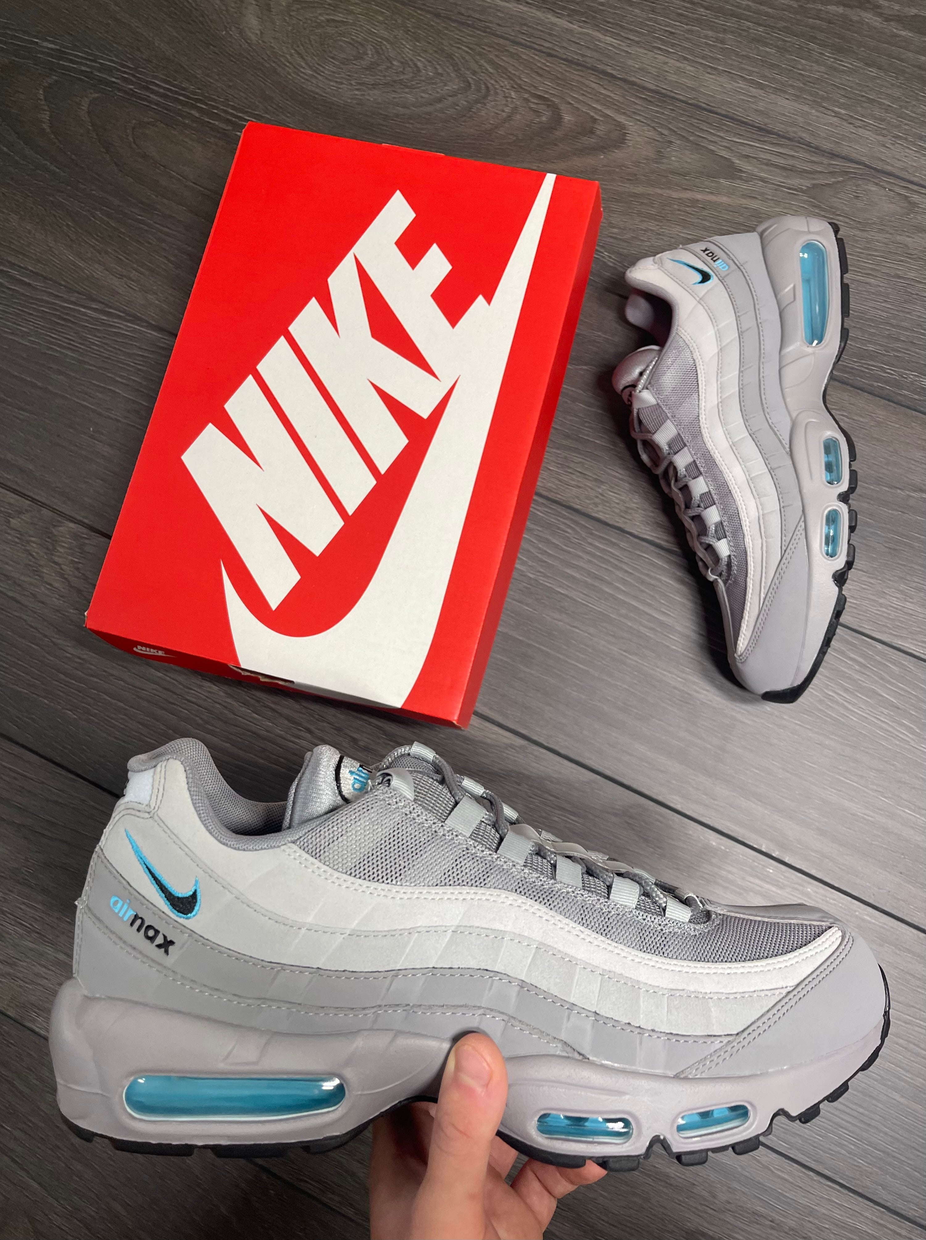 Nike Air Max 95 'Retro Logo Grey Aqua'