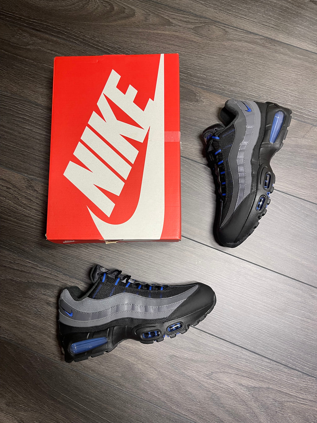 Nike Air Max 95 Big Bubble Black Game Royal