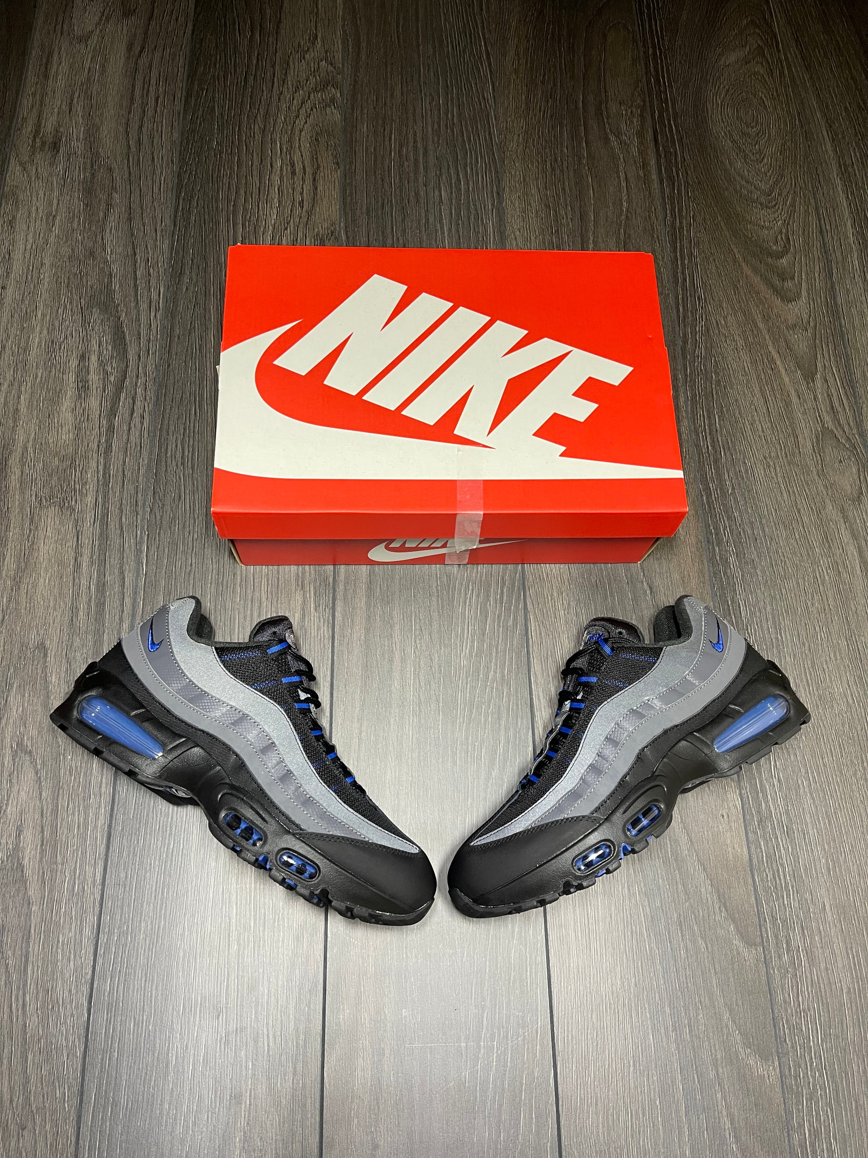 Nike Air Max 95 Big Bubble Black Game Royal