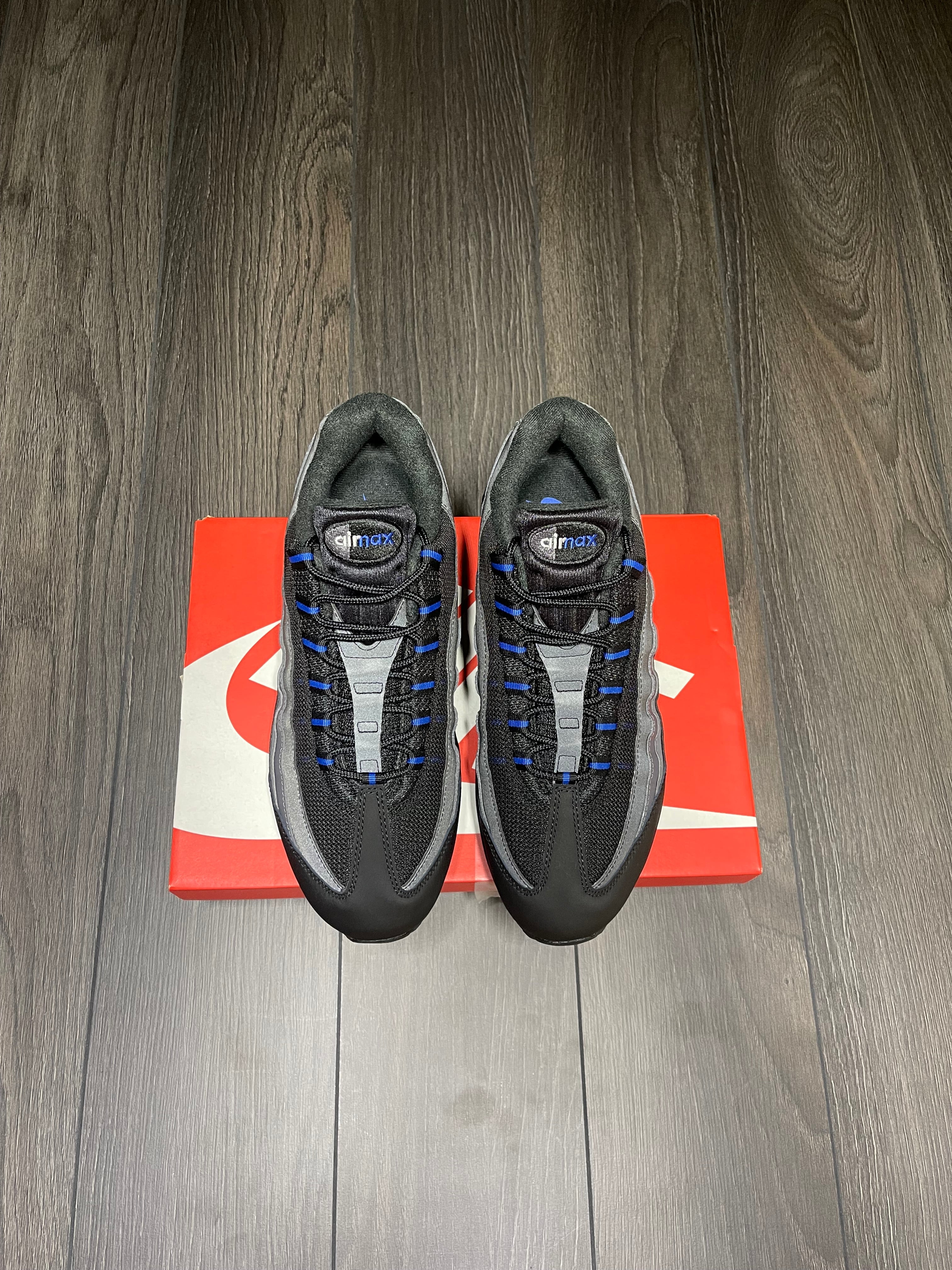 Nike Air Max 95 Big Bubble Black Game Royal