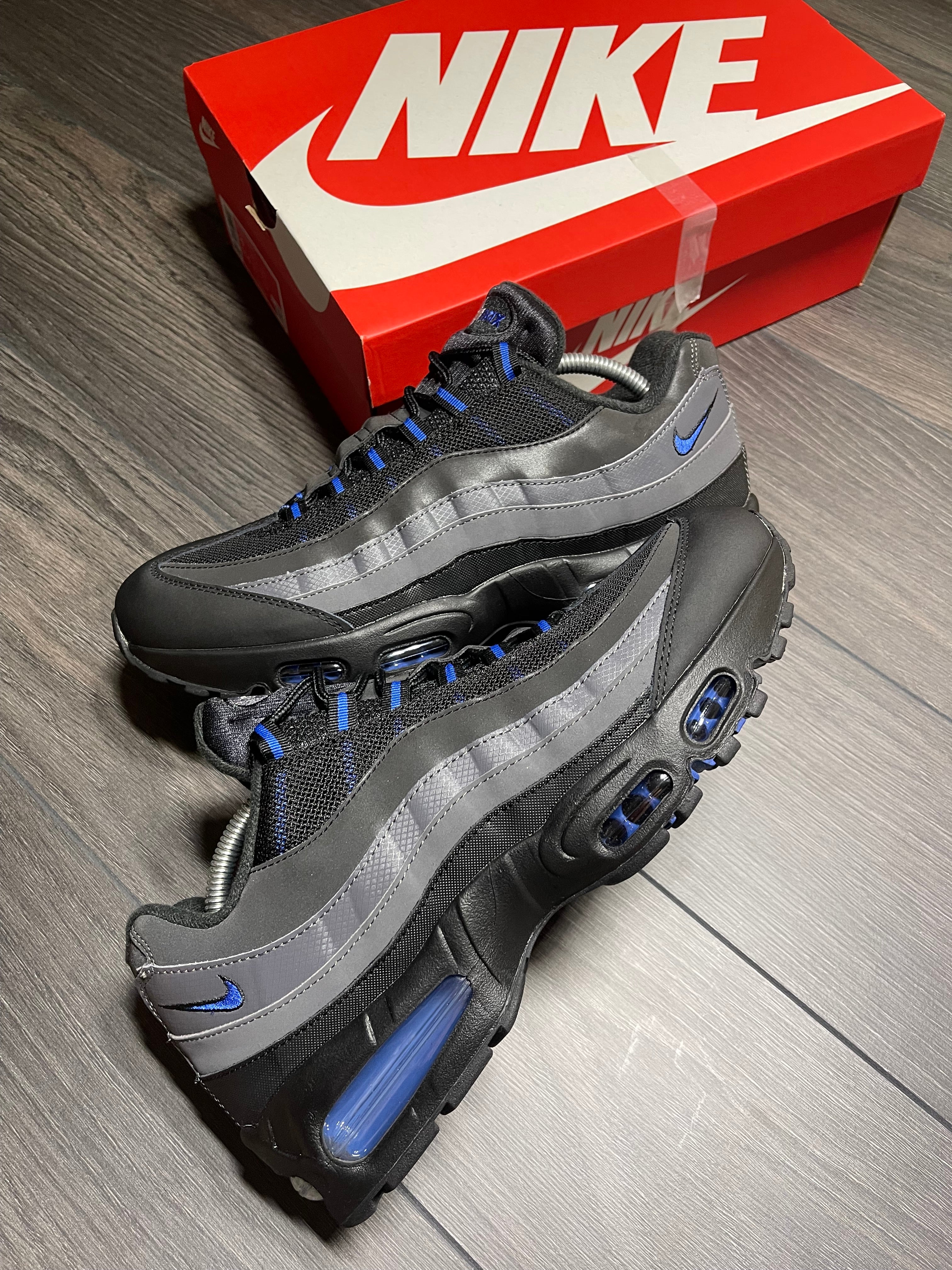 Nike Air Max 95 Big Bubble Black Game Royal